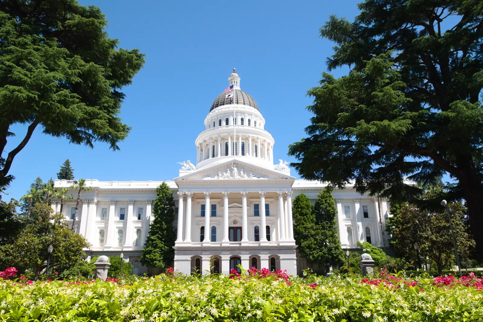 The California State Capitol in Sacramento